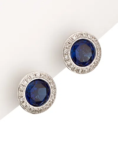 Diana M. Fine Jewelry 14k 2.12 Ct. Tw. Diamond & Sapphire Studs