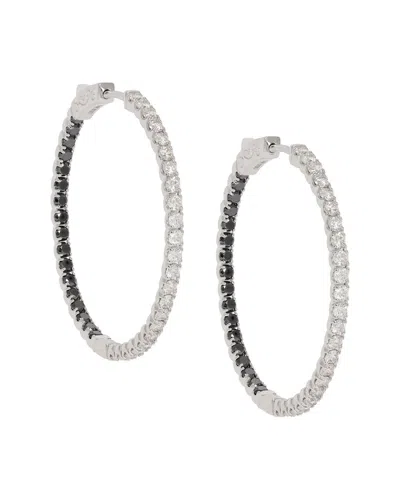 Diana M. Fine Jewelry 14k 2.60 Ct. Tw. Diamond Earrings In Silver