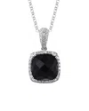 Diana M. Fine Jewelry 14k 2.63 Ct. Tw. Diamond & Onyx Necklace
