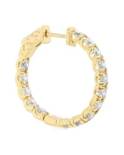 Diana M. Fine Jewelry 14k 2.70 Ct. Tw. Diamond Hoops In Gold