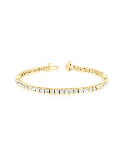 Diana M. Fine Jewelry 14k 3.00 Ct. Tw. Diamond Bracelet In Silver