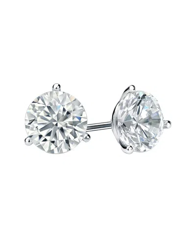 Diana M. Fine Jewelry 14k 3.00 Ct. Tw. Diamond Studs In Metallic