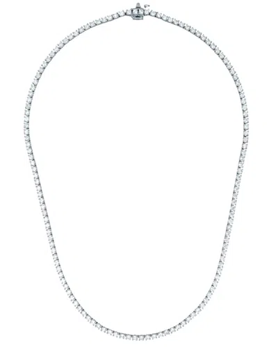 Diana M. Fine Jewelry 14k 3.00 Ct. Tw. Diamond Tennis Necklace In Metallic