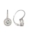 Diana M. Fine Jewelry 14k 3.27 Ct. Tw. Diamond & Topaz Earrings