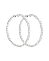 Diana M. Fine Jewelry 14k 3.60 Ct. Tw. Diamond Hoops