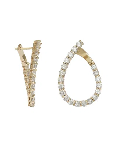 Diana M. Fine Jewelry 14k 3.70 Ct. Tw. Diamond Earrings