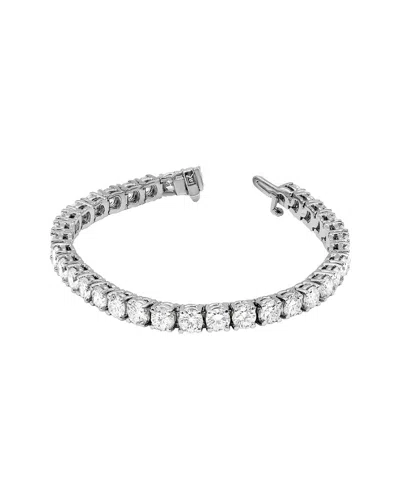 Diana M. Fine Jewelry 14k 4.00 Ct. Tw. Diamond Tennis Bracelet In Silver