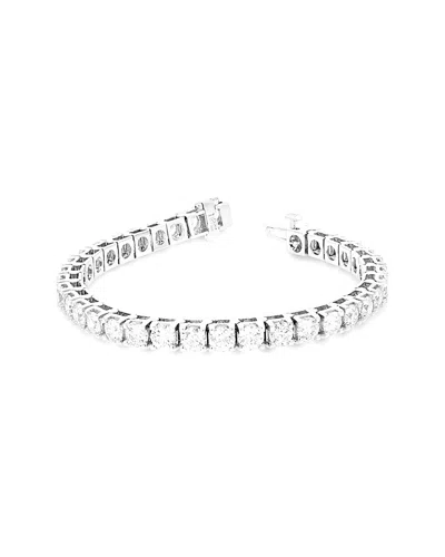 Diana M. Fine Jewelry 14k 4.50 Ct. Tw. Diamond Tennis Bracelet In Silver