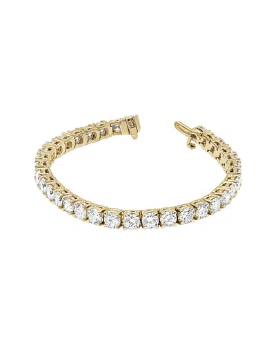 Diana M. Fine Jewelry 14k 4.50 Ct. Tw. Diamond Tennis Bracelet In Gold