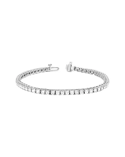 Diana M. Fine Jewelry 14k 5.00 Ct. Tw. Diamond Tennis Bracelet In Metallic