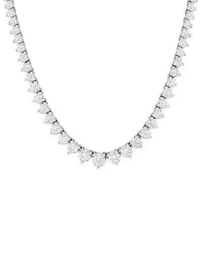 Diana M. Fine Jewelry 14k 5.60 Ct. Tw. Diamond Necklace In Silver