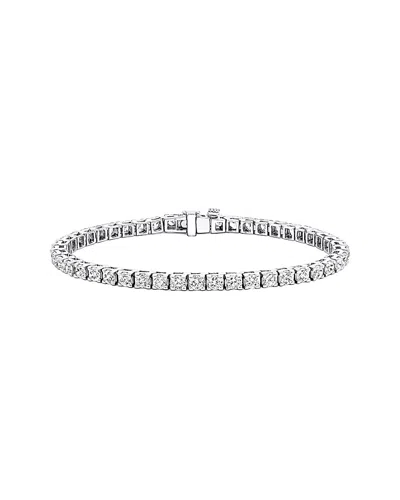 Diana M. Fine Jewelry 14k 6.00 Ct. Tw. Diamond Tennis Bracelet In Metallic