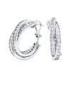 Diana M. Fine Jewelry 14k 6.50 Ct. Tw. Diamond Hoops