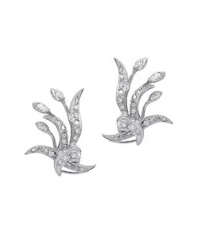 Diana M. Fine Jewelry 14k Earrings In Gray