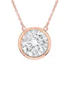 Diana M. Fine Jewelry 14k Rose Gold 0.15 Ct. Tw. Diamond Necklace