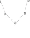 Diana M. Fine Jewelry 14k Rose Gold 0.25 Ct. Tw. Diamond Necklace
