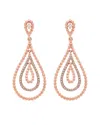 Diana M. Fine Jewelry 14k Rose Gold 0.28 Ct. Tw. Diamond Earrings