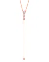 Diana M. Fine Jewelry 14k Rose Gold 0.29 Ct. Tw. Diamond Necklace