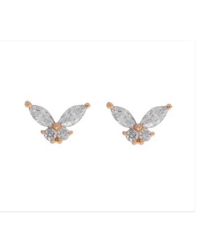 Diana M. Fine Jewelry 14k Rose Gold 0.31 Ct. Tw. Diamond Earrings