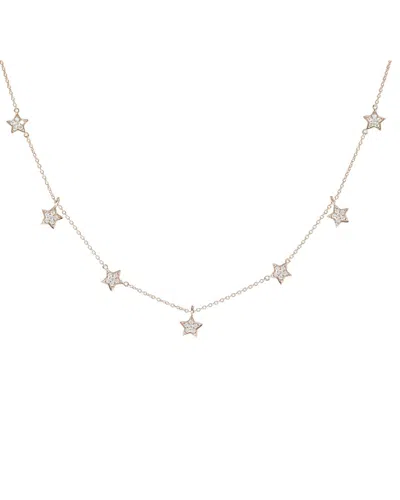 Diana M. Fine Jewelry 14k Rose Gold 0.33 Ct. Tw. Diamond Necklace