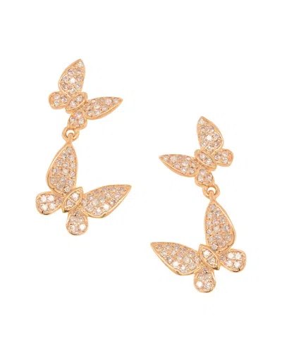 Diana M. Fine Jewelry 14k Rose Gold 0.35 Ct. Tw. Diamond Earrings