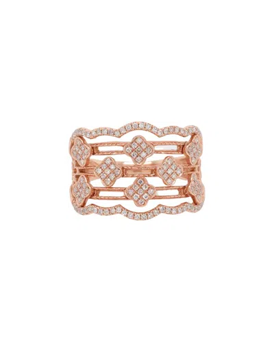 Diana M. Fine Jewelry 14k Rose Gold 0.40 Ct. Tw. Diamond Ring