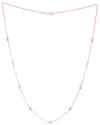 Diana M. Fine Jewelry 14k Rose Gold 0.50 Ct. Tw. Diamond Necklace
