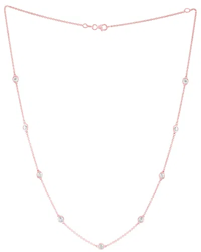 Diana M. Fine Jewelry 14k Rose Gold 0.50 Ct. Tw. Diamond Necklace