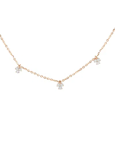 Diana M. Fine Jewelry 14k Rose Gold 0.53 Ct. Tw. Diamond Necklace