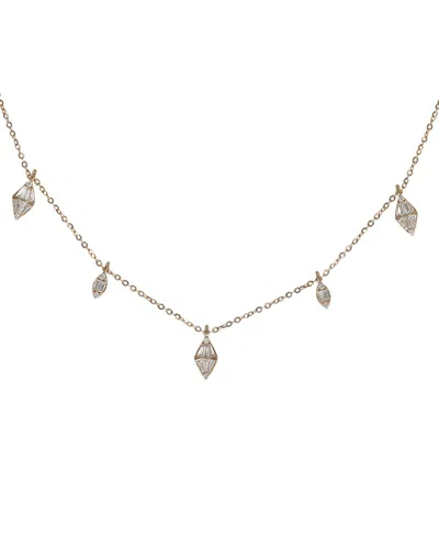 Diana M. Fine Jewelry 14k Rose Gold 0.57 Ct. Tw. Diamond Necklace