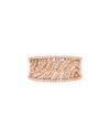 Diana M. Fine Jewelry 14k Rose Gold 0.59 Ct. Tw. Diamond Half-eternity Ring