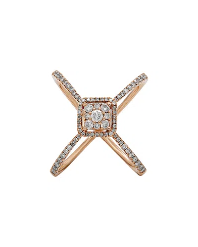 Diana M. Fine Jewelry 14k Rose Gold 0.60 Ct. Tw. Diamond Ring