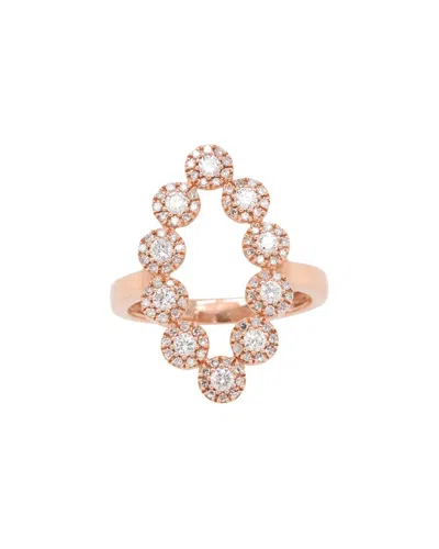 Diana M. Fine Jewelry 14k Rose Gold 0.63 Ct. Tw. Diamond Half-eternity Ring
