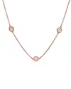 Diana M. Fine Jewelry 14k Rose Gold 0.70 Ct. Tw. Diamond Necklace