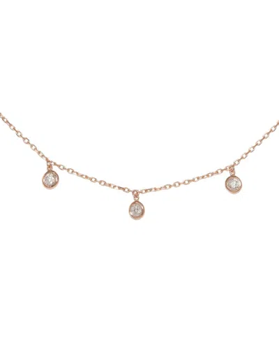 Diana M. Fine Jewelry 14k Rose Gold 0.75 Ct. Tw. Diamond Necklace