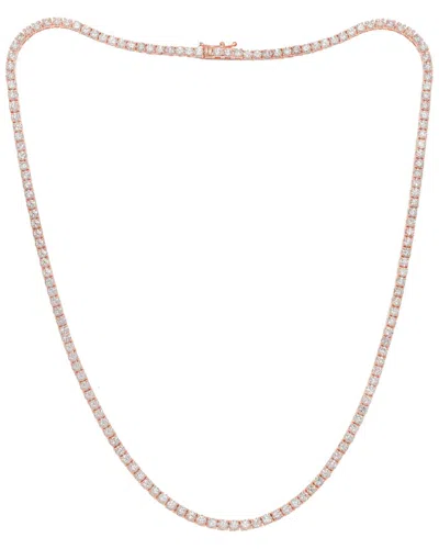 Diana M. Fine Jewelry 14k Rose Gold 10.00 Ct. Tw. Diamond Necklace
