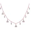 Diana M. Fine Jewelry 14k Rose Gold 1.07 Ct. Tw. Diamond Necklace