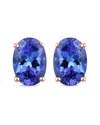 Diana M. Fine Jewelry 14k Rose Gold 1.20 Ct. Tw. Tanzanite Studs