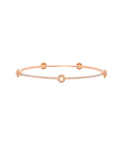 Diana M. Fine Jewelry 14k Rose Gold 1.21 Ct. Tw. Diamond Bracelet