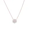 Diana M. Fine Jewelry 14k Rose Gold 1.25 Ct. Tw. Diamond Necklace