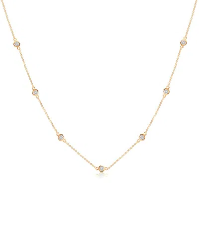 Diana M. Fine Jewelry 14k Rose Gold 1.50 Ct. Tw. Diamond Necklace