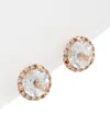 Diana M. Fine Jewelry 14k Rose Gold 3.10 Ct. Tw. Diamond & White Topaz Studs