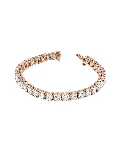 Diana M. Fine Jewelry 14k Rose Gold 4.50 Ct. Tw. Diamond Tennis Bracelet