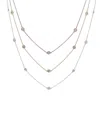 Diana M. Fine Jewelry 14k Tri-tone 2.10 Ct. Tw. Diamond Necklace