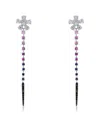 Diana M. Fine Jewelry 14k White Gold 1.21 Ct. Tw. Diamond & Sapphire Earrings