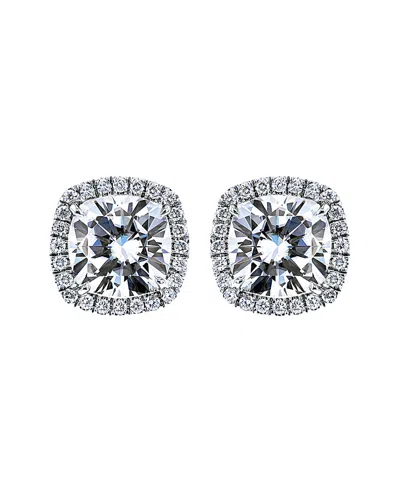 Diana M. Fine Jewelry 18k 0.50 Ct. Tw. Diamond Studs In Metallic