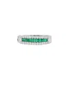 Diana M. Fine Jewelry 18k 0.64 Ct. Tw. Diamond & Emerald Ring