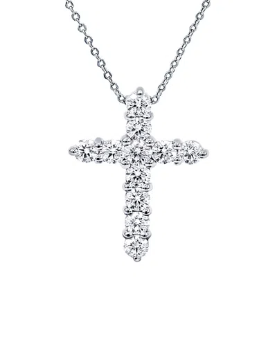 Diana M. Fine Jewelry 18k 0.70 Ct. Tw. Diamond Cross Necklace