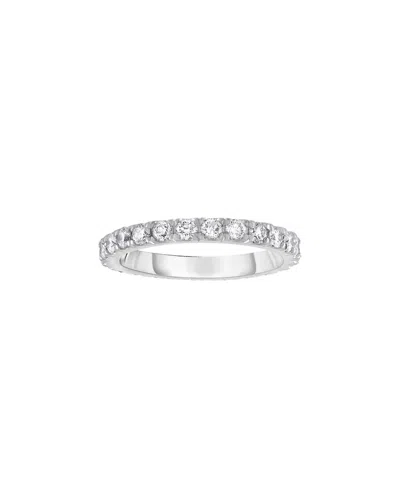 Diana M. Fine Jewelry 18k 0.75 Ct. Tw. Diamond Eternity Ring In Silver