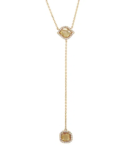 Diana M. Fine Jewelry 18k 0.85 Ct. Tw. Diamond Necklace